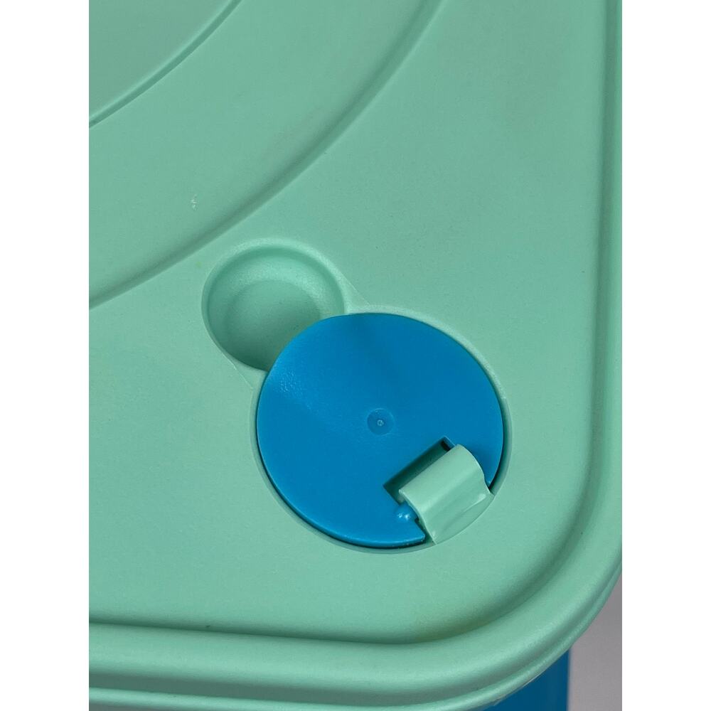Vintage Tupperware Large Porta Picnic Basket Carrier Mint Green Unused NWOT Rare - Picture 8 of 10